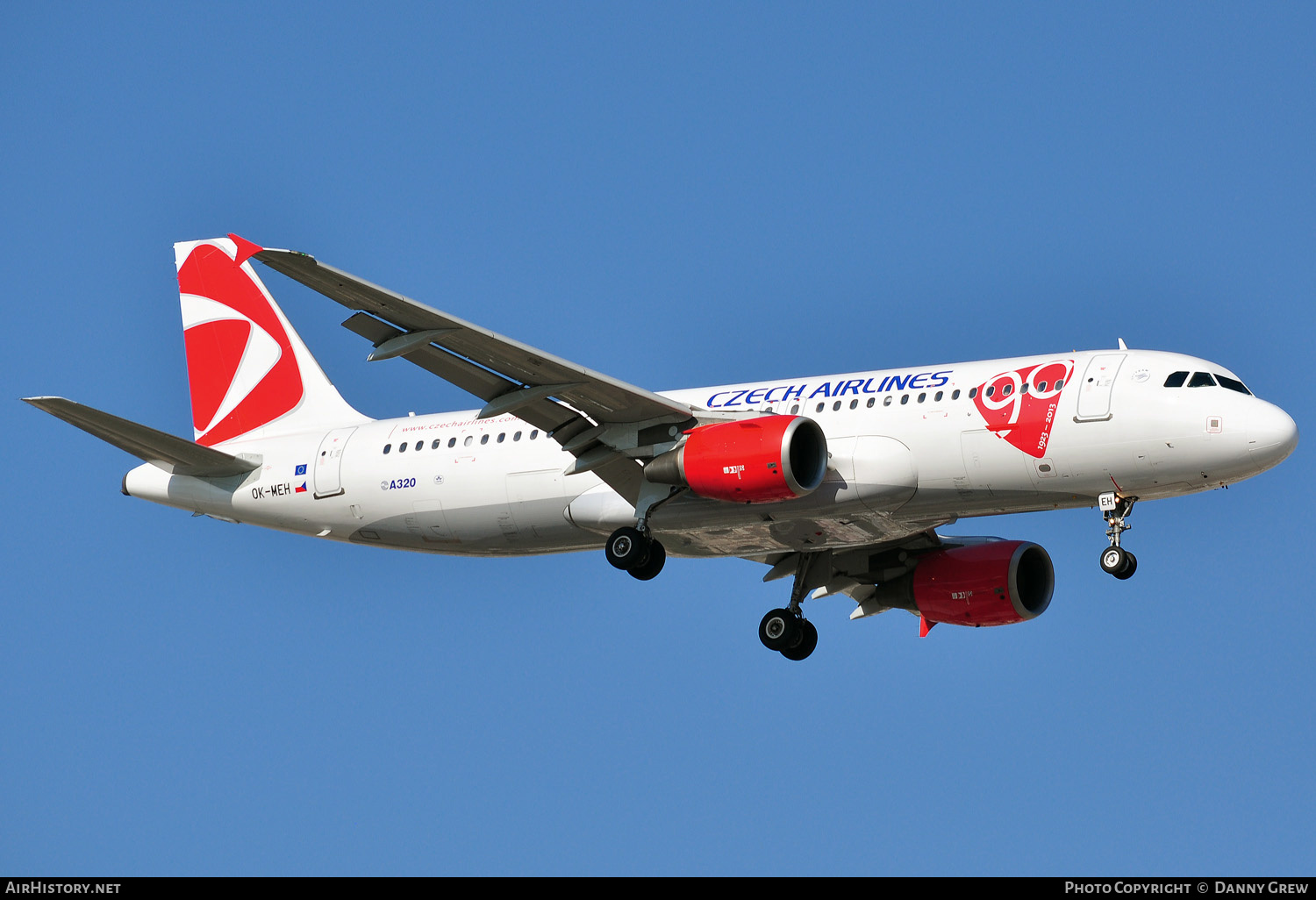 Aircraft Photo of OK-MEH | Airbus A320-214 | ČSA - Czech Airlines | AirHistory.net #158833