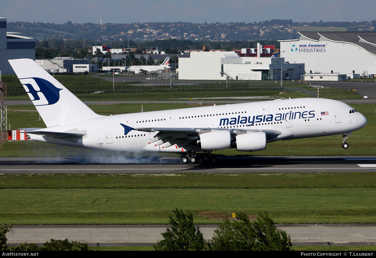 Aircraft Photo of F-WWSU | Airbus A380-841 | Malaysia Airlines | AirHistory.net #158844