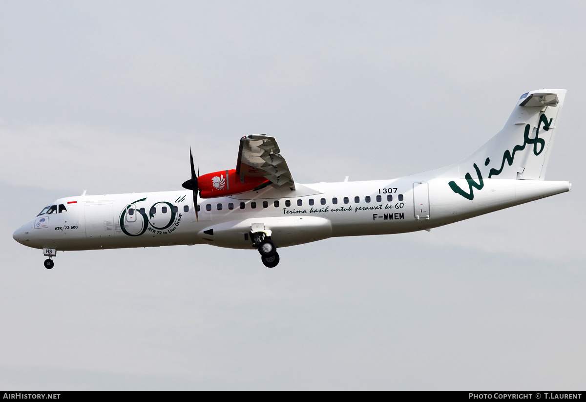 Aircraft Photo of F-WWEM | ATR ATR-72-600 (ATR-72-212A) | Wings Air | AirHistory.net #158847