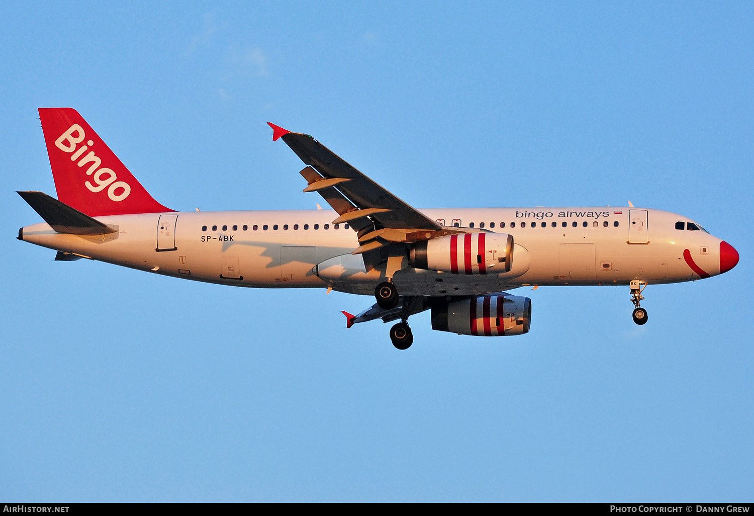 Aircraft Photo of SP-ABK | Airbus A320-233 | Bingo Airways | AirHistory.net #158893