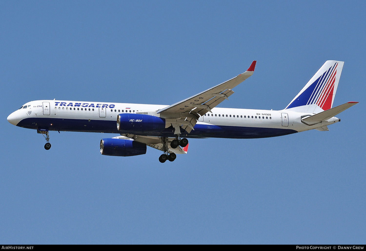 Aircraft Photo of RA-64509 | Tupolev Tu-214 | Transaero Airlines | AirHistory.net #158897