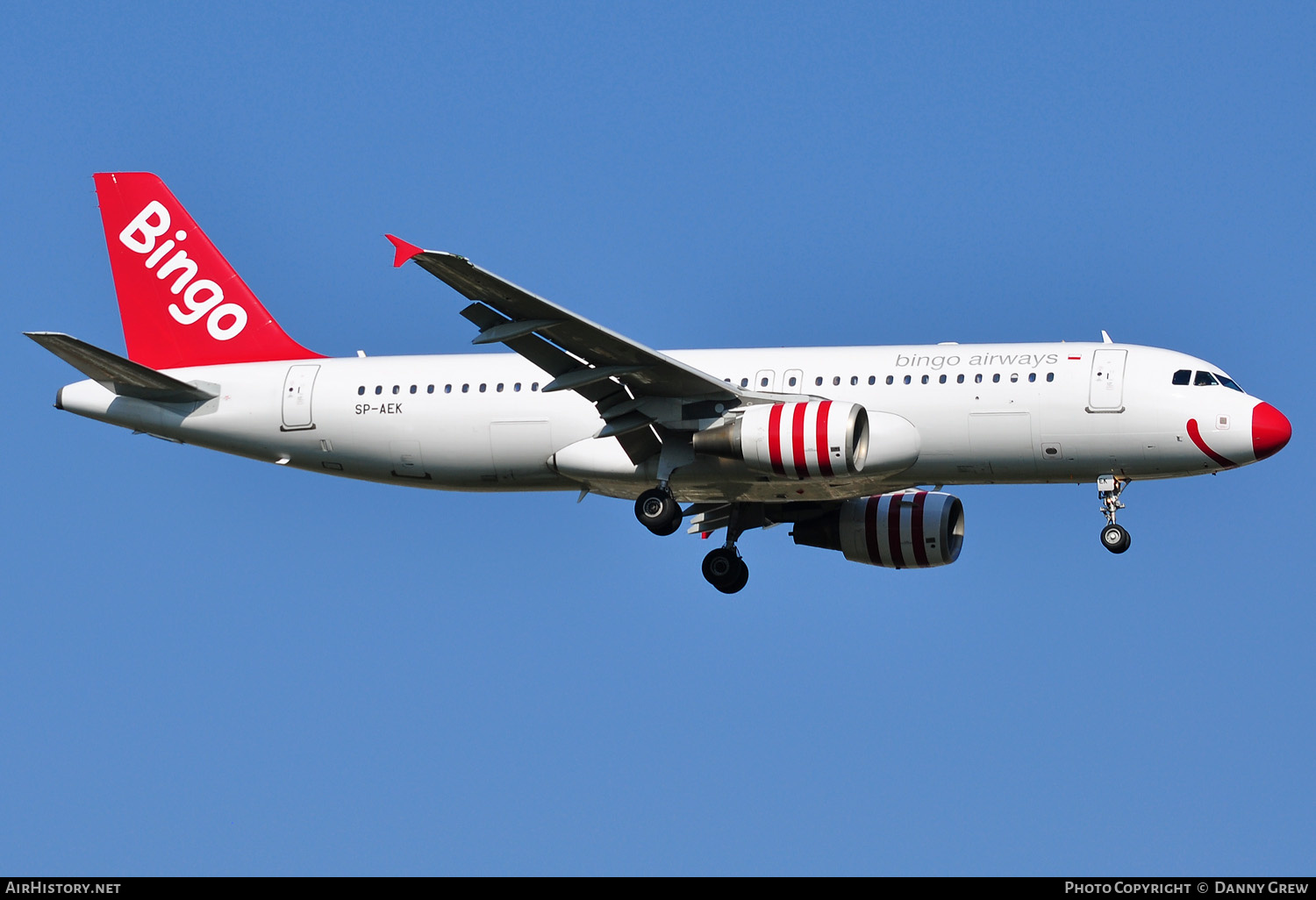 Aircraft Photo of SP-AEK | Airbus A320-214 | Bingo Airways | AirHistory.net #158901