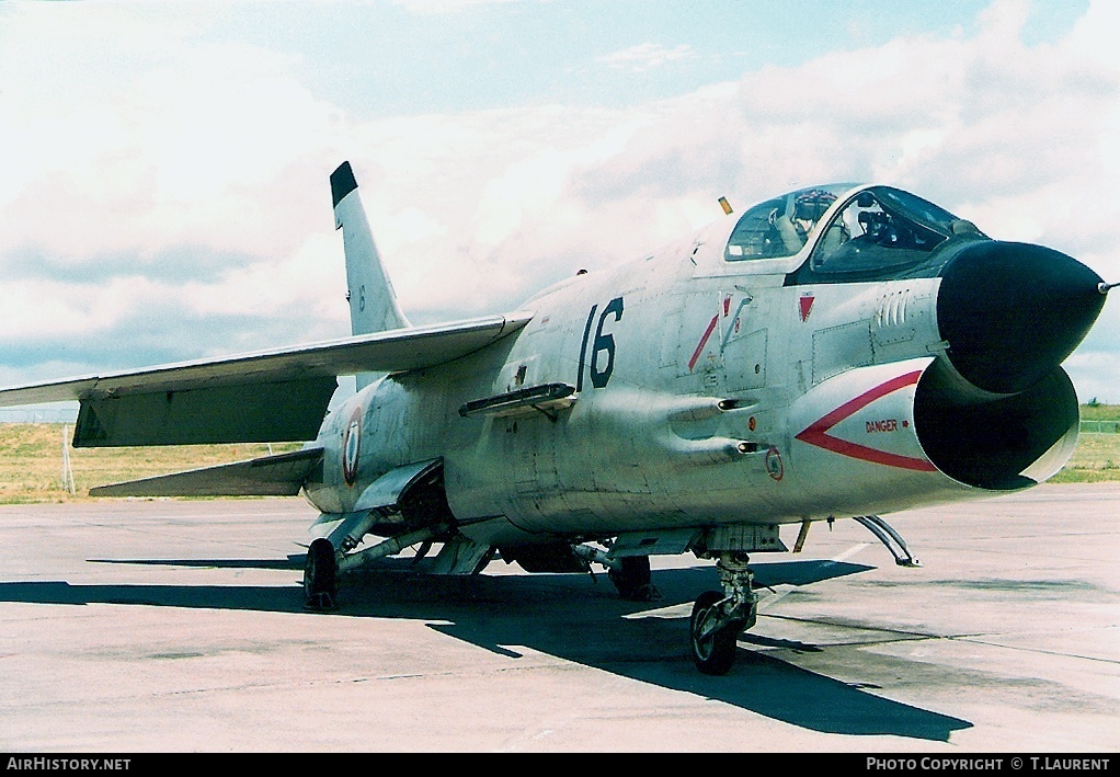 Aircraft Photo of 16 | Vought F-8E(FN) Crusader | France - Navy | AirHistory.net