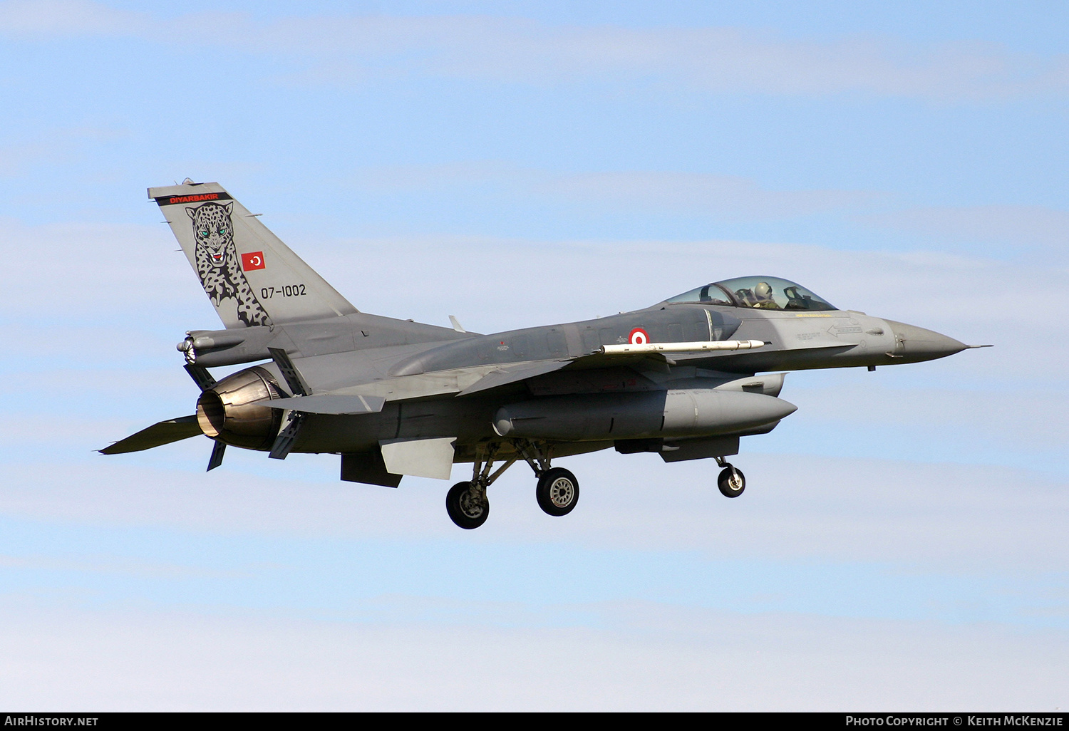 Aircraft Photo of 07-1002 | Lockheed Martin F-16CJ Fighting Falcon | Turkey - Air Force | AirHistory.net #158917
