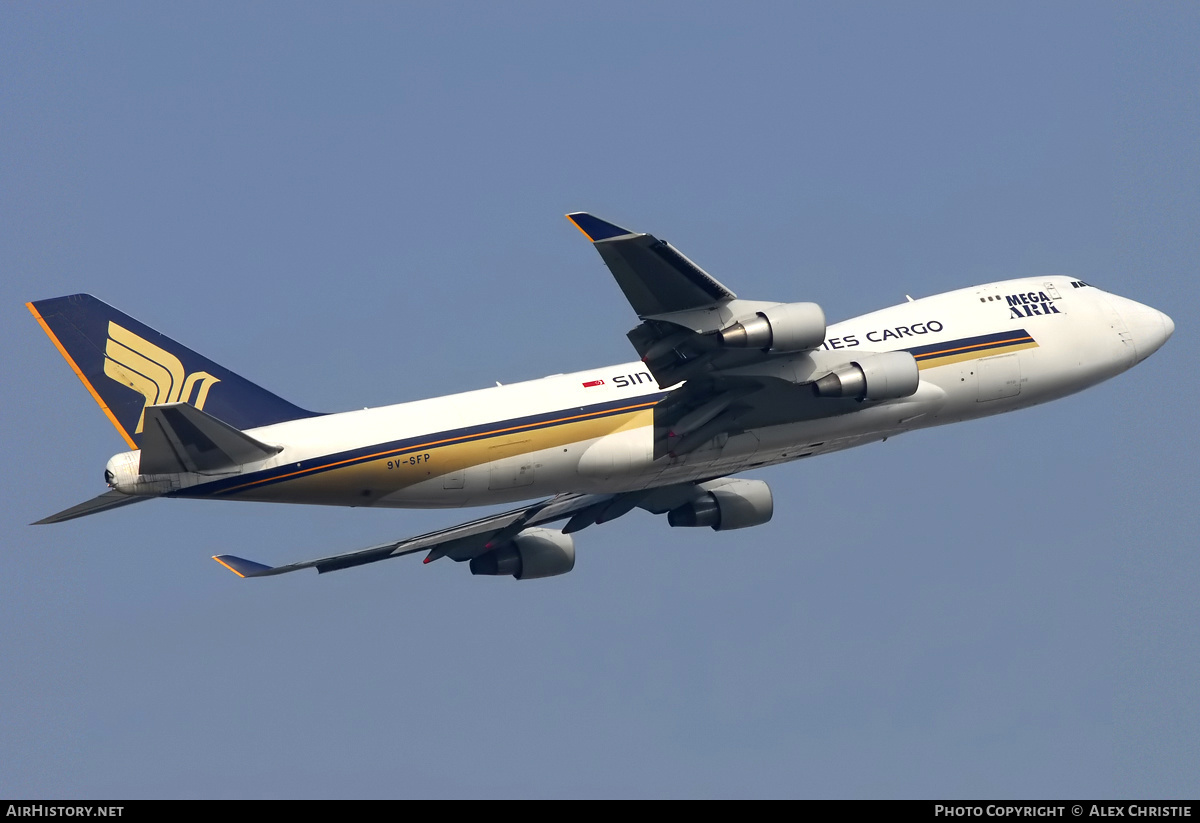 Aircraft Photo of 9V-SFP | Boeing 747-412F/SCD | Singapore Airlines Cargo | AirHistory.net #158922