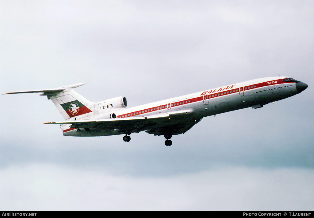 Aircraft Photo of LZ-BTE | Tupolev Tu-154B | Balkan - Bulgarian Airlines | AirHistory.net #158926