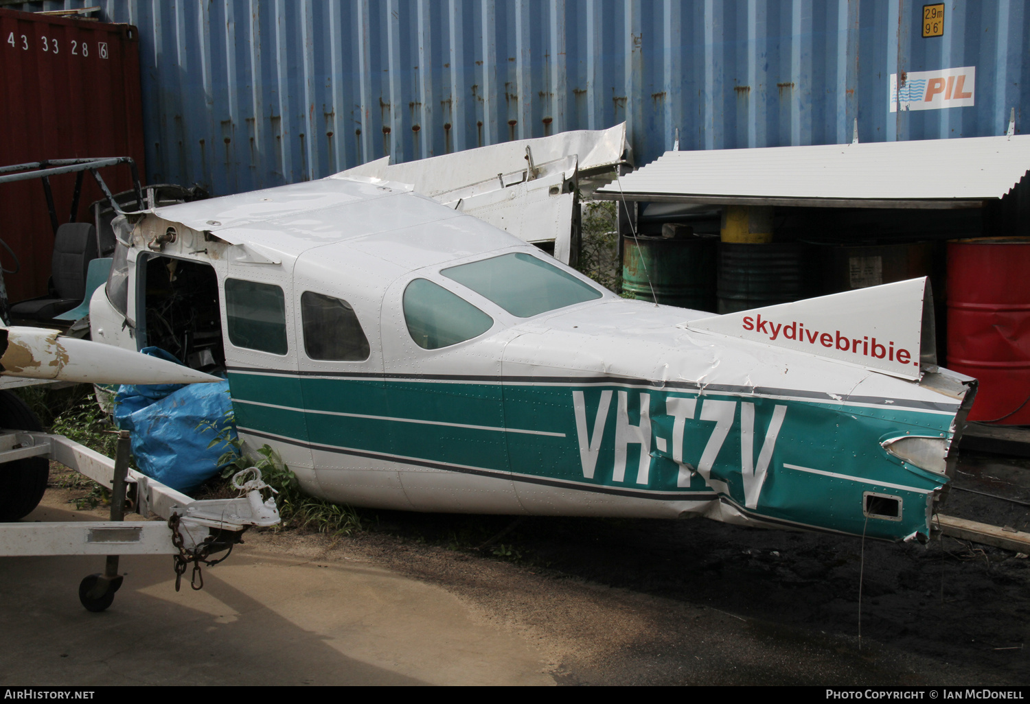 Aircraft Photo of VH-TZV | Cessna U206F Stationair | Skydive Bribie Island | AirHistory.net #158939