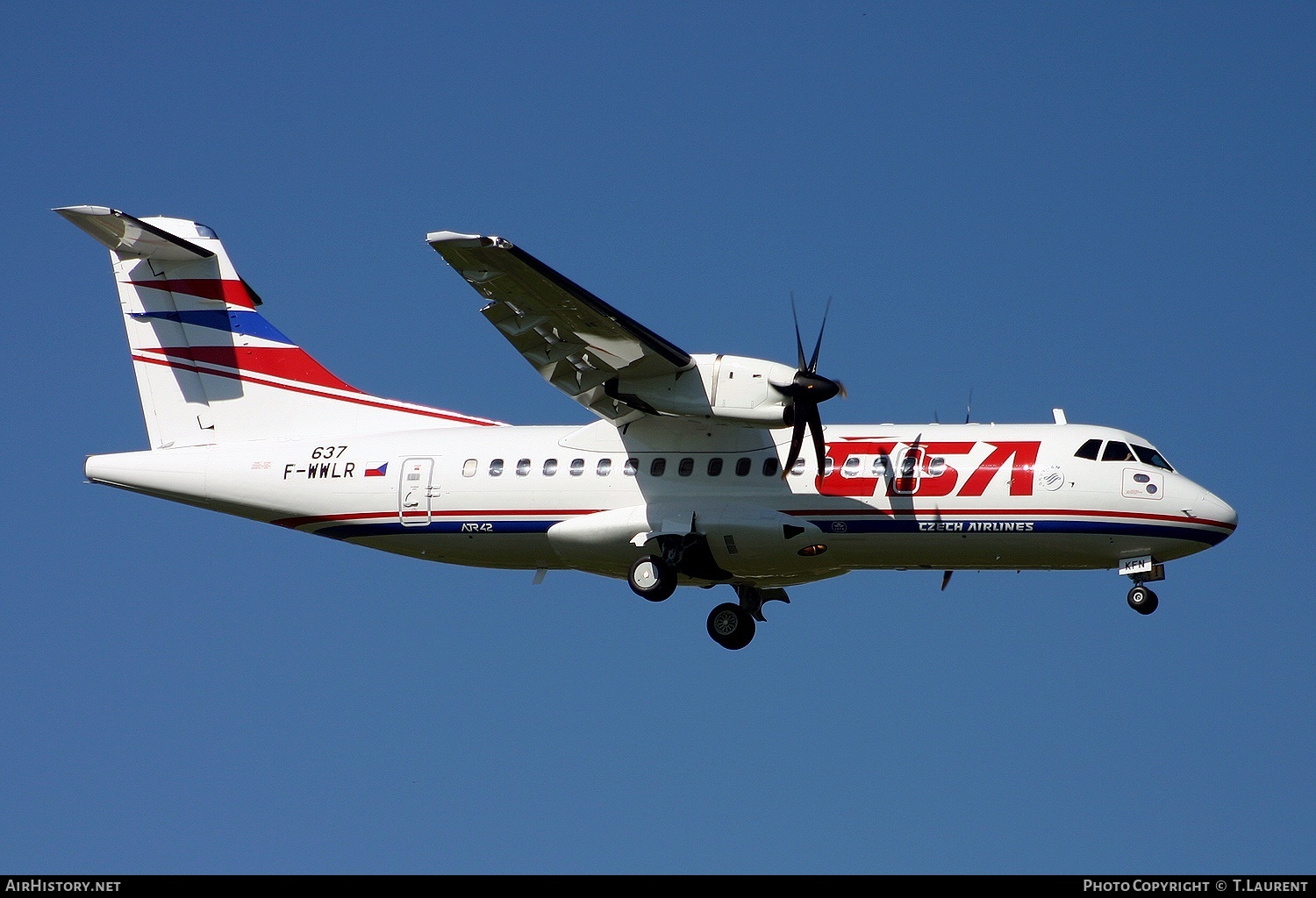 Aircraft Photo of F-WWLR | ATR ATR-42-500 | ČSA - Czech Airlines | AirHistory.net #158993