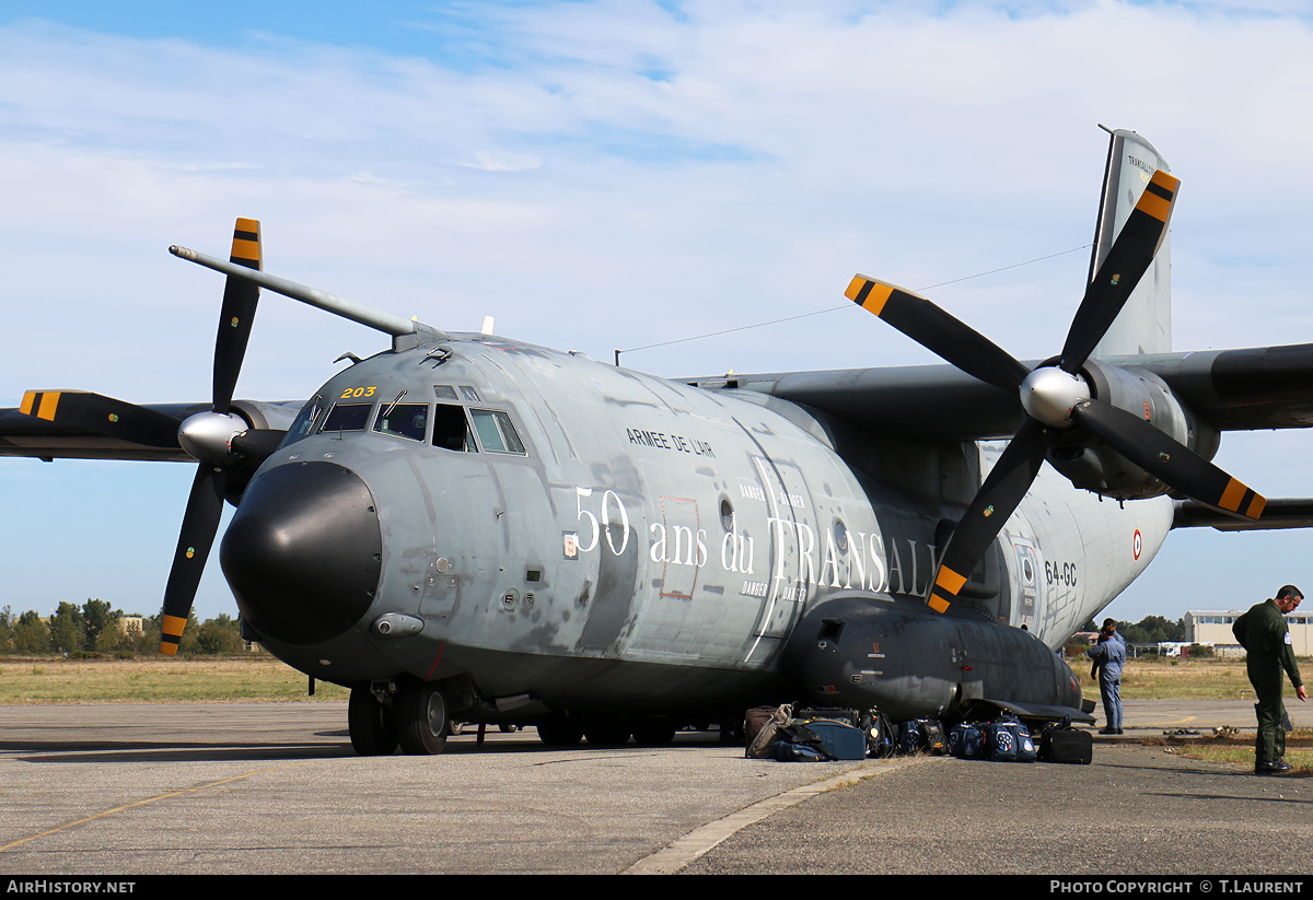Aircraft Photo of R203 | Transall C-160R | France - Air Force | AirHistory.net #159002