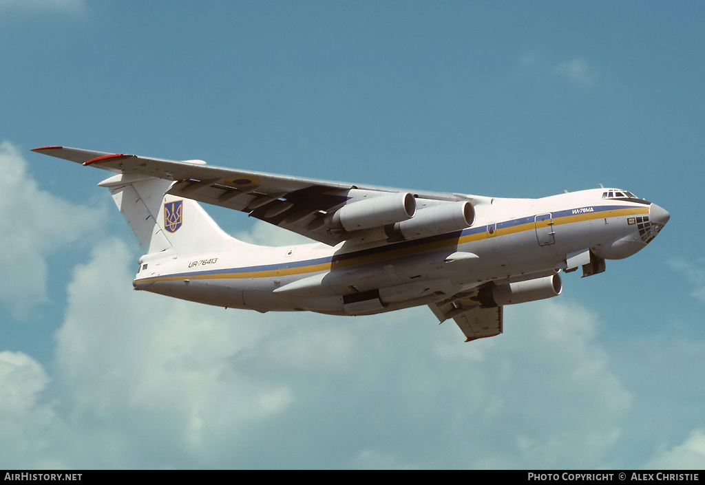 Aircraft Photo of UR-76413 | Ilyushin Il-76MD | Ukraine - Air Force | AirHistory.net #159011