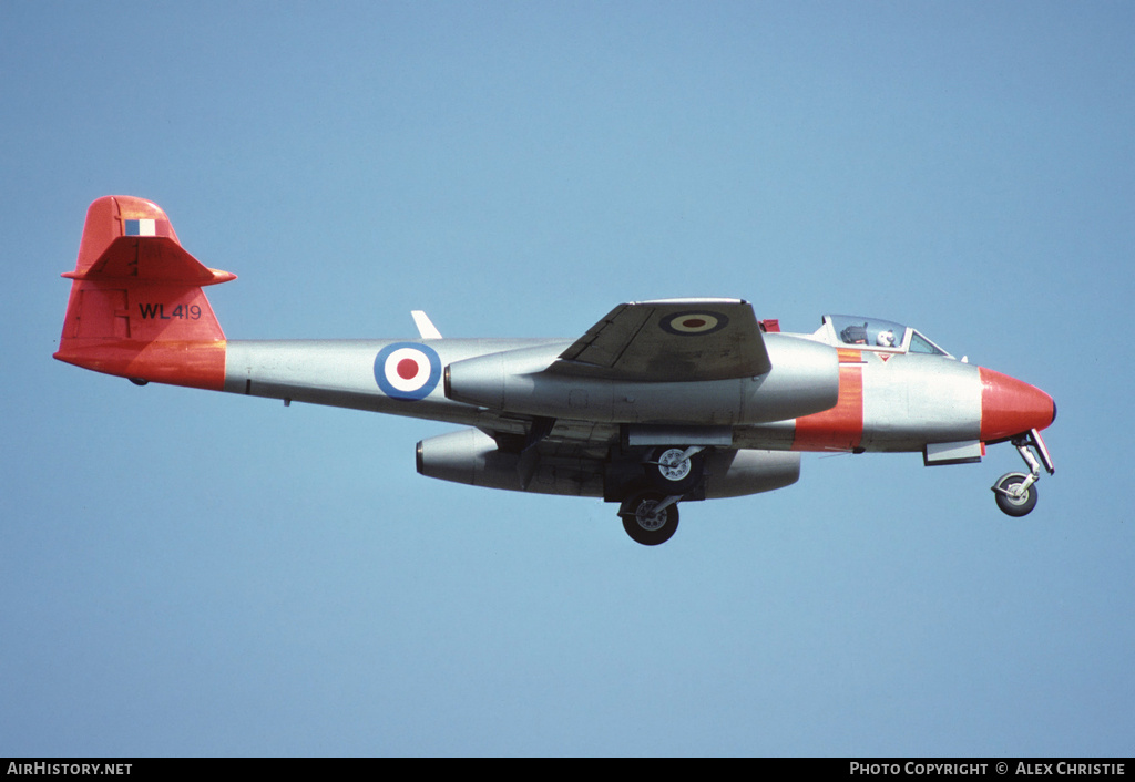 Aircraft Photo of WL419 | Gloster Meteor T7 (Mod) | UK - Air Force | AirHistory.net #159024