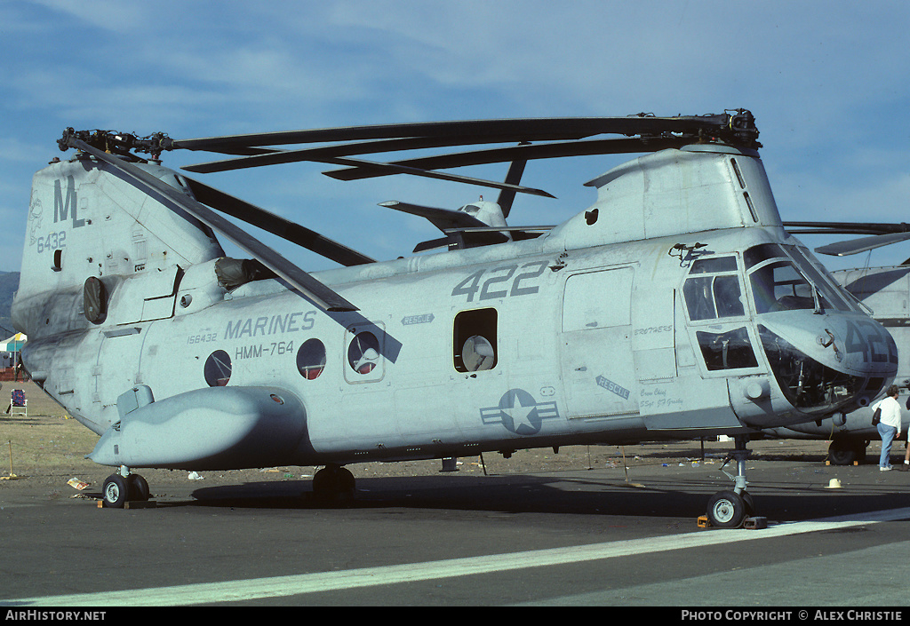 Aircraft Photo of 156432 | Boeing Vertol CH-46E Sea Knight | USA - Marines | AirHistory.net #159037