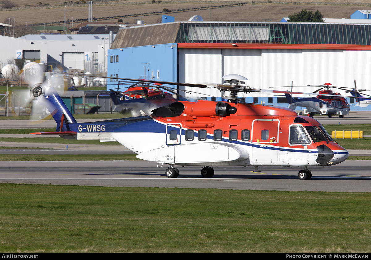 Aircraft Photo of G-WNSG | Sikorsky S-92A | CHC Helicopters | AirHistory.net #159041