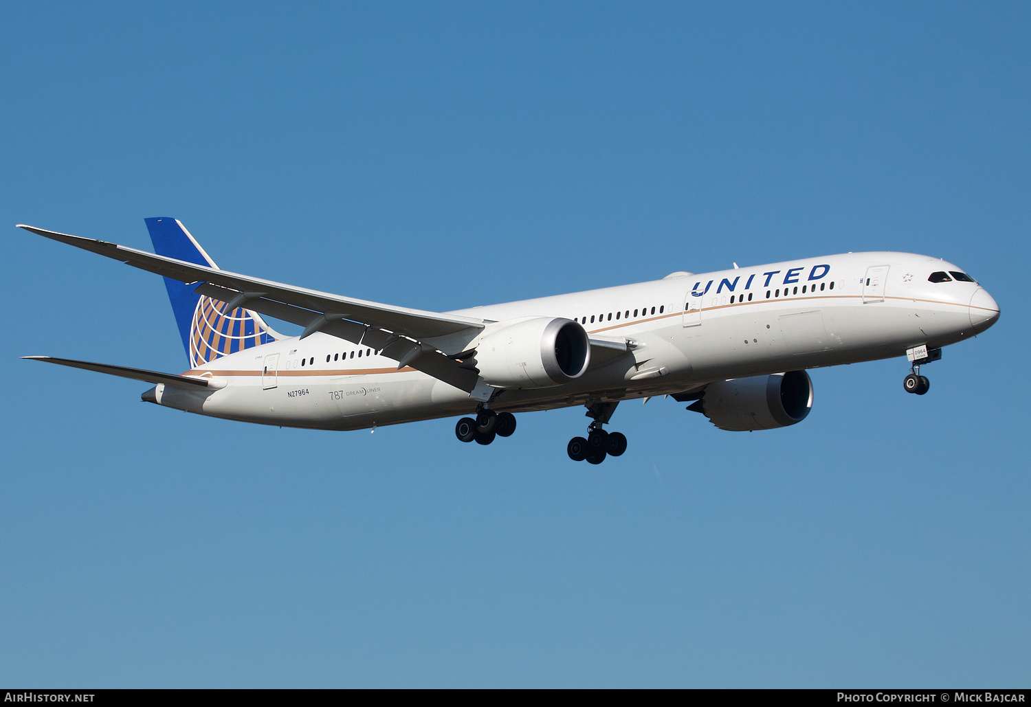 Aircraft Photo of N27964 | Boeing 787-9 Dreamliner | United Airlines | AirHistory.net #159045
