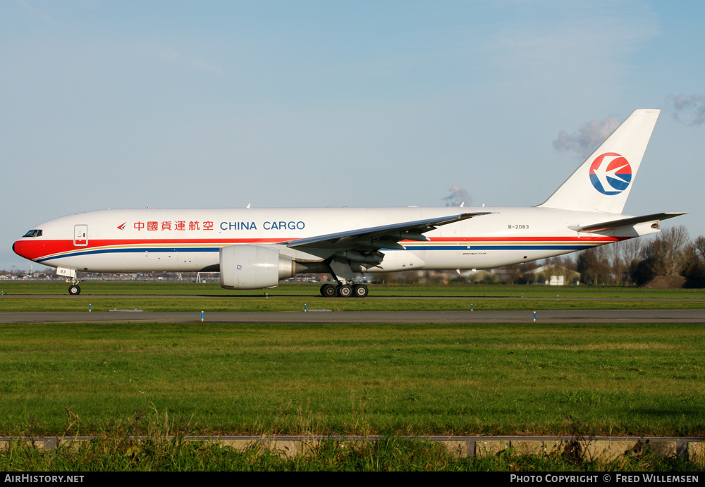 Aircraft Photo of B-2083 | Boeing 777-F6N | China Cargo Airlines | AirHistory.net #159047