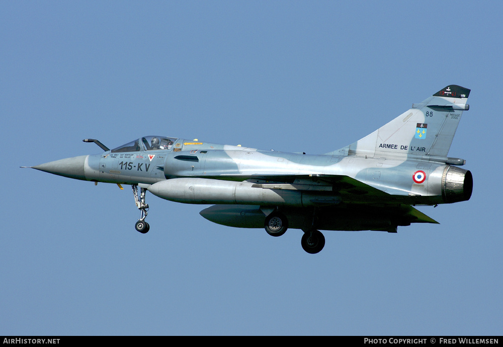 Aircraft Photo of 88 | Dassault Mirage 2000C | France - Air Force | AirHistory.net #159050