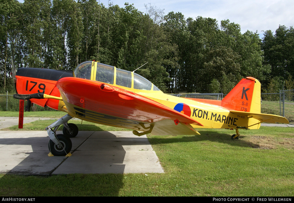 Aircraft Photo of PH-ACG | Fokker S.11-1 Instructor | Netherlands - Navy | AirHistory.net #159061