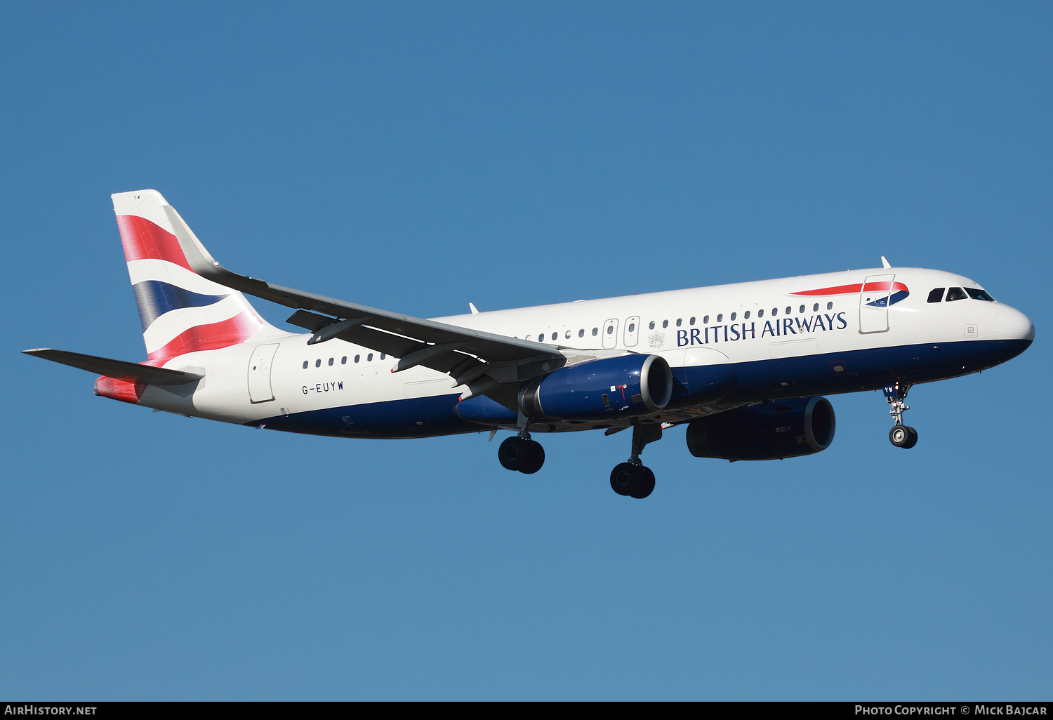 Aircraft Photo of G-EUYW | Airbus A320-232 | British Airways | AirHistory.net #159066