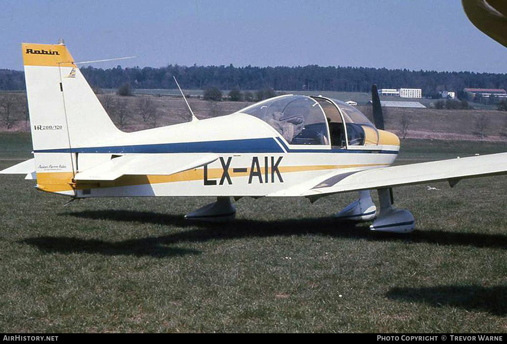 Aircraft Photo of LX-AIK | Robin HR-200-120 | AirHistory.net #159070