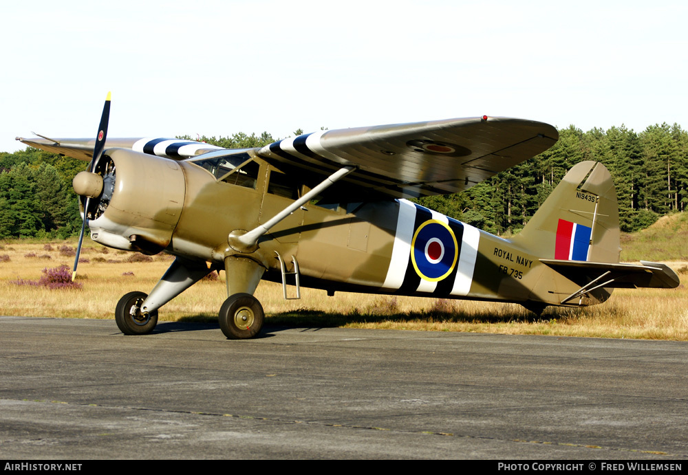 Aircraft Photo of N1943S / FB735 | Stinson AT-19 Reliant (V-77) | UK - Navy | AirHistory.net #159080