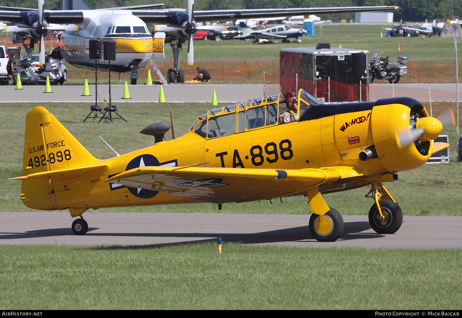 Aircraft Photo of N3715G / 492898 | North American AT-6G Texan | USA - Air Force | AirHistory.net #159100