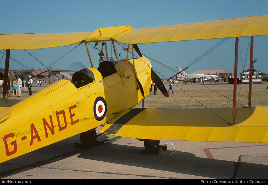 Aircraft Photo of G-ANDE | De Havilland D.H. 82A Tiger Moth II | UK - Air Force | AirHistory.net #159114