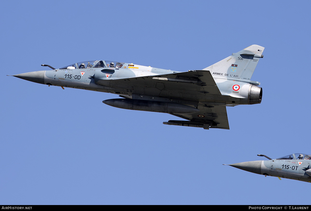 Aircraft Photo of 506 | Dassault Mirage 2000B | France - Air Force | AirHistory.net #159116