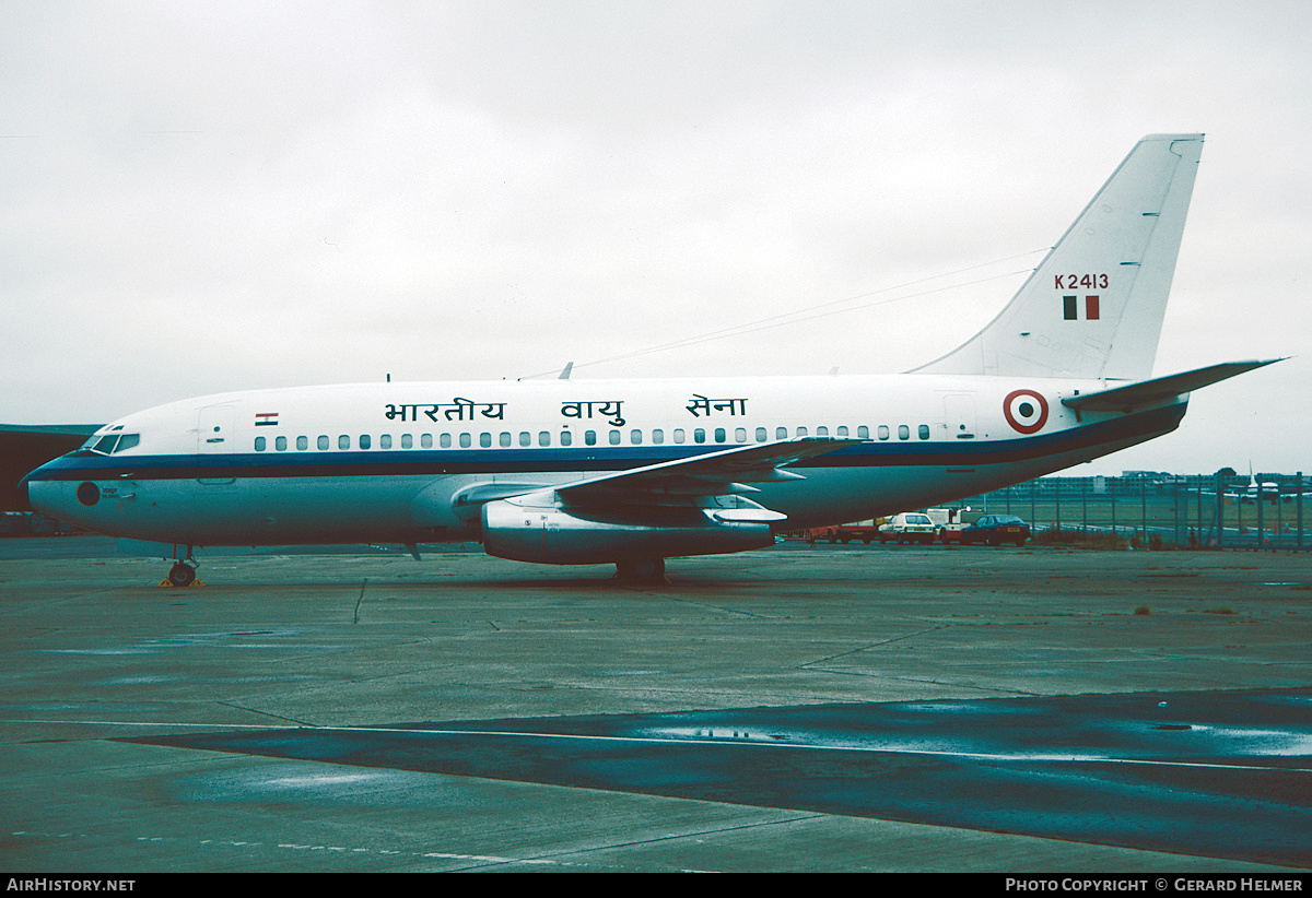 Aircraft Photo of K2413 | Boeing 737-2A8/Adv | India - Air Force | AirHistory.net #159131
