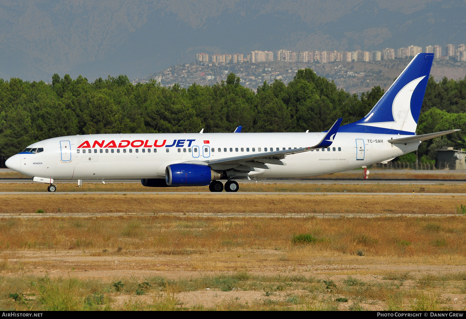 Aircraft Photo of TC-SAH | Boeing 737-8FH | AnadoluJet | AirHistory.net #159157