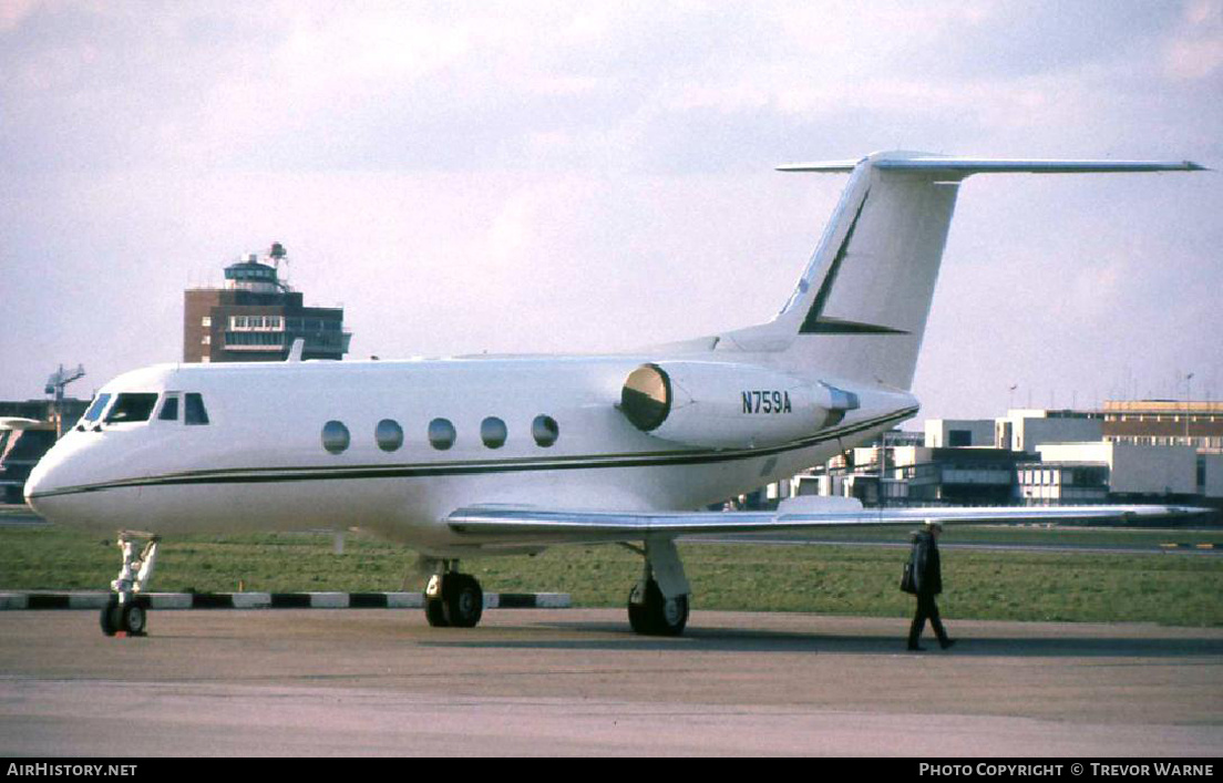 Aircraft Photo of N759A | Grumman American G-1159 Gulfstream II | Aramco | AirHistory.net #159168