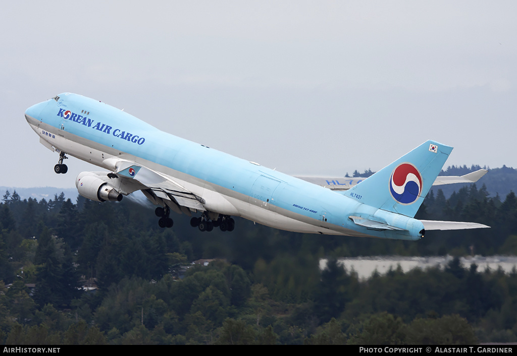 Aircraft Photo of HL7437 | Boeing 747-4B5F/SCD | Korean Air Cargo | AirHistory.net #159208