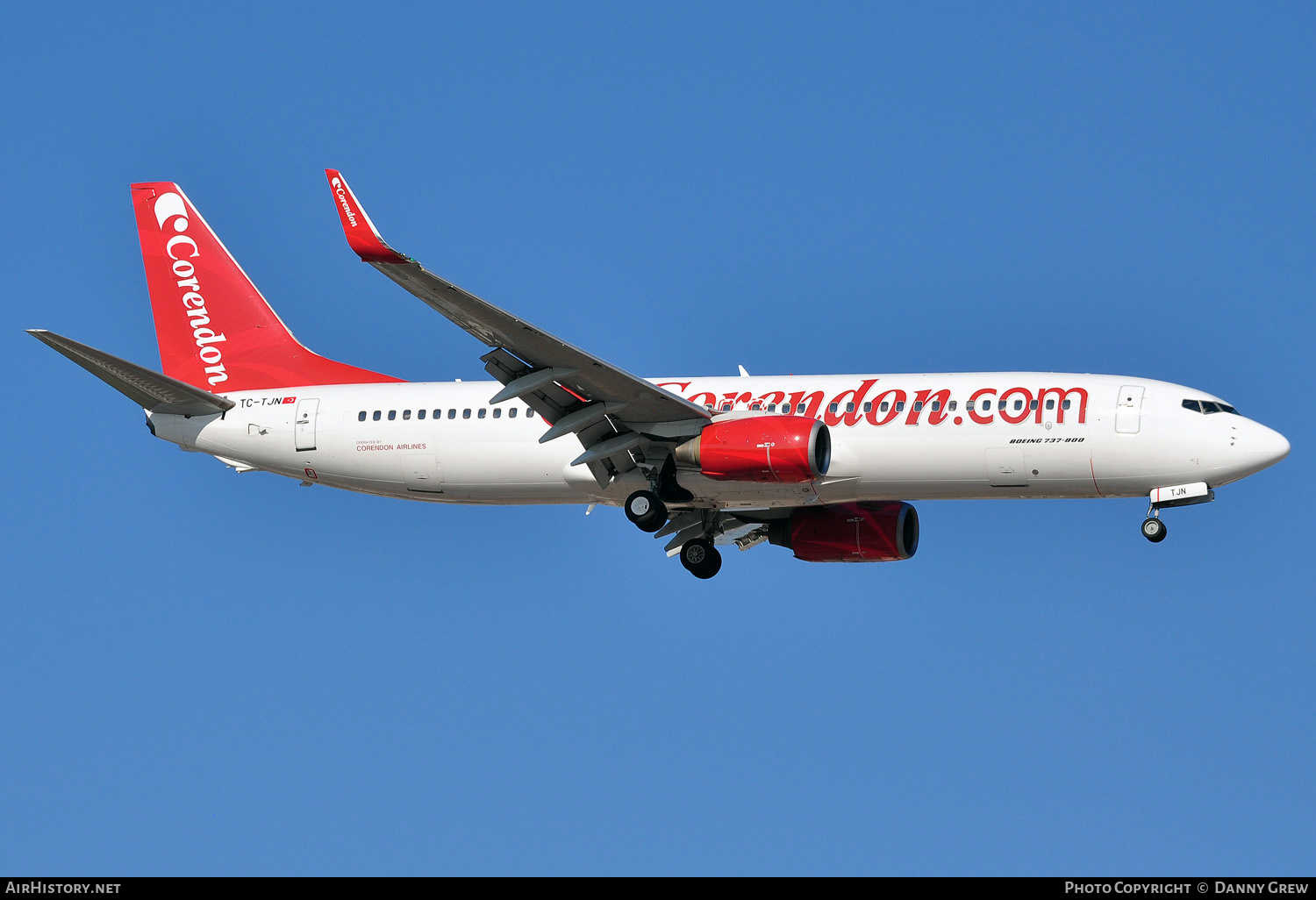 Aircraft Photo of TC-TJN | Boeing 737-85P | Corendon Airlines | AirHistory.net #159214