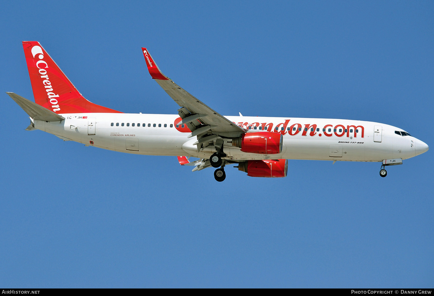 Aircraft Photo of TC-TJH | Boeing 737-86J | Corendon Airlines | AirHistory.net #159218