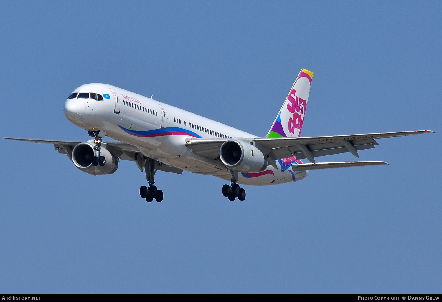 Aircraft Photo of UP-B5704 | Boeing 757-21B | Sunday Airlines | AirHistory.net #159220