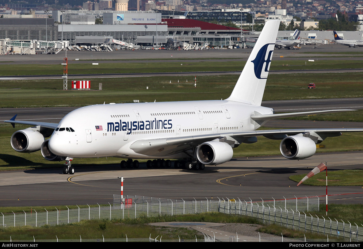 Aircraft Photo of F-WWSU | Airbus A380-841 | Malaysia Airlines | AirHistory.net #159223