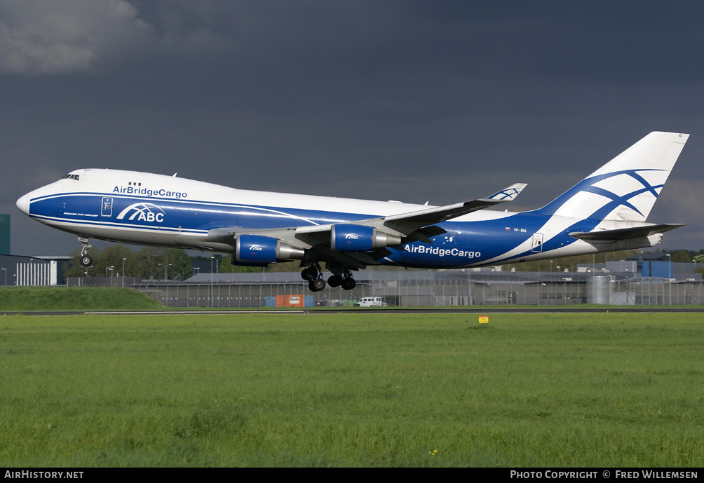 Aircraft Photo of VP-BIG | Boeing 747-46NF/ER/SCD | ABC - AirBridgeCargo Airlines | AirHistory.net #159244