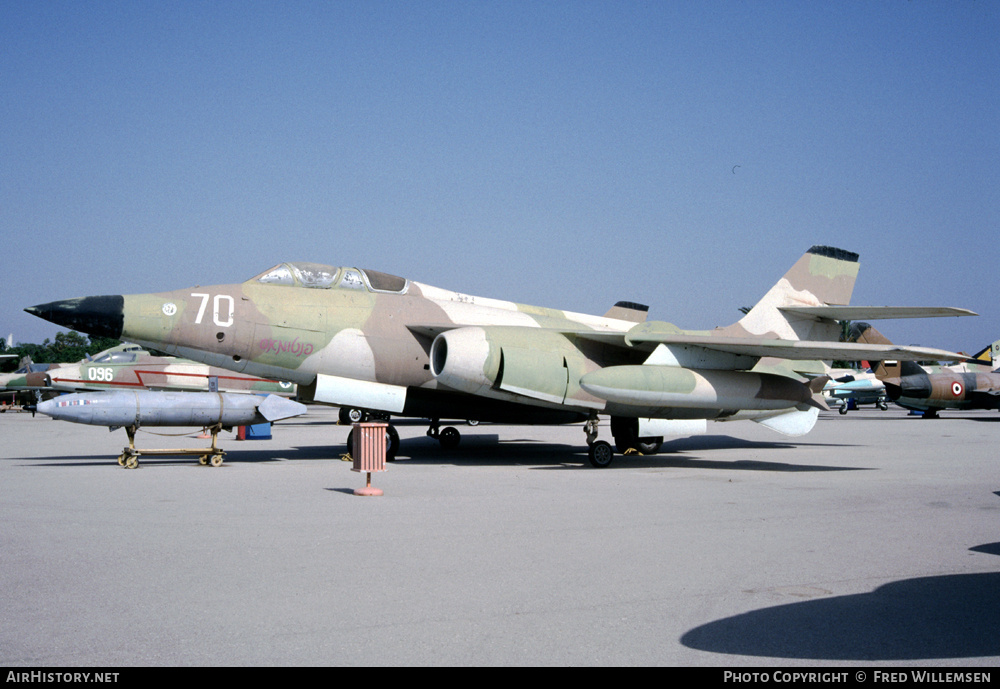Aircraft Photo of 70 | Sud SO-4050 Vautour IIN | Israel - Air Force | AirHistory.net