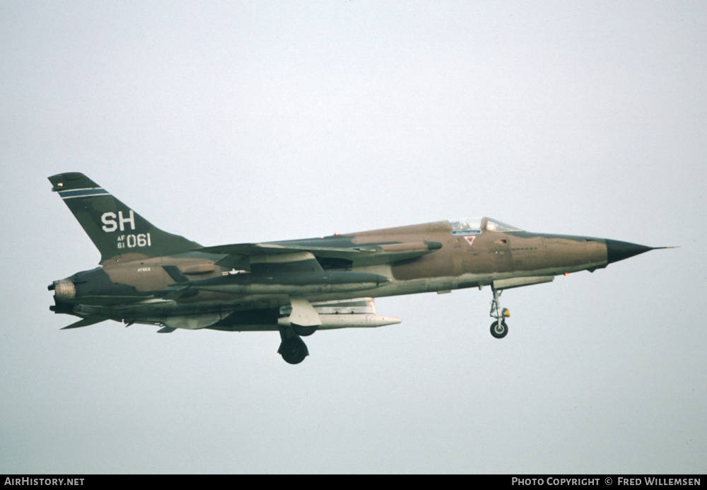 Aircraft Photo of 61-0061 / AF61-061 | Republic F-105D Thunderchief | USA - Air Force | AirHistory.net #159300