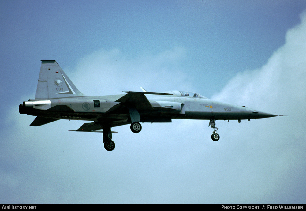 Aircraft Photo of 803 | Northrop F-5E Tiger II | Singapore - Air Force | AirHistory.net #159306