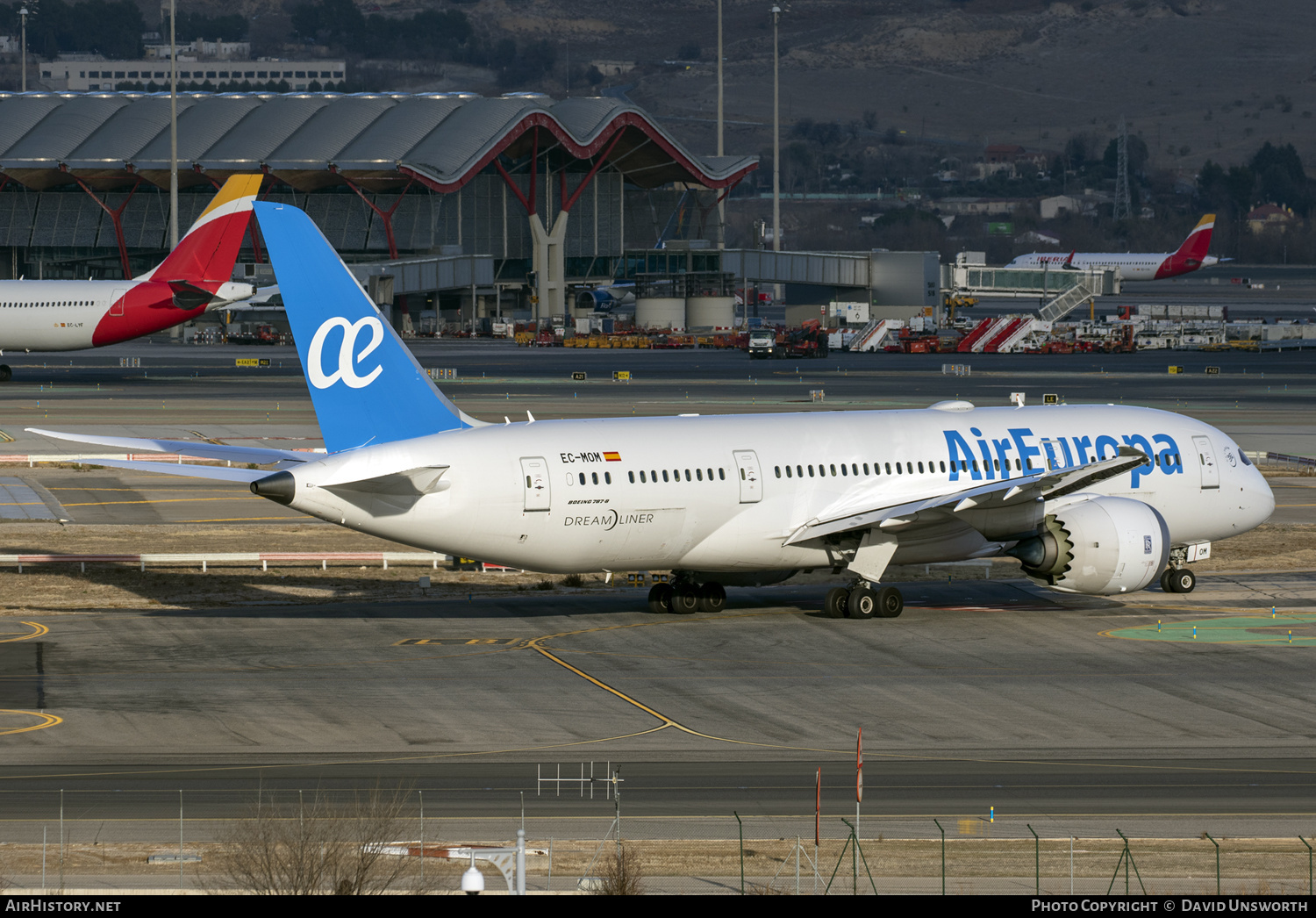 Aircraft Photo of EC-MOM | Boeing 787-8 Dreamliner | Air Europa | AirHistory.net #159333