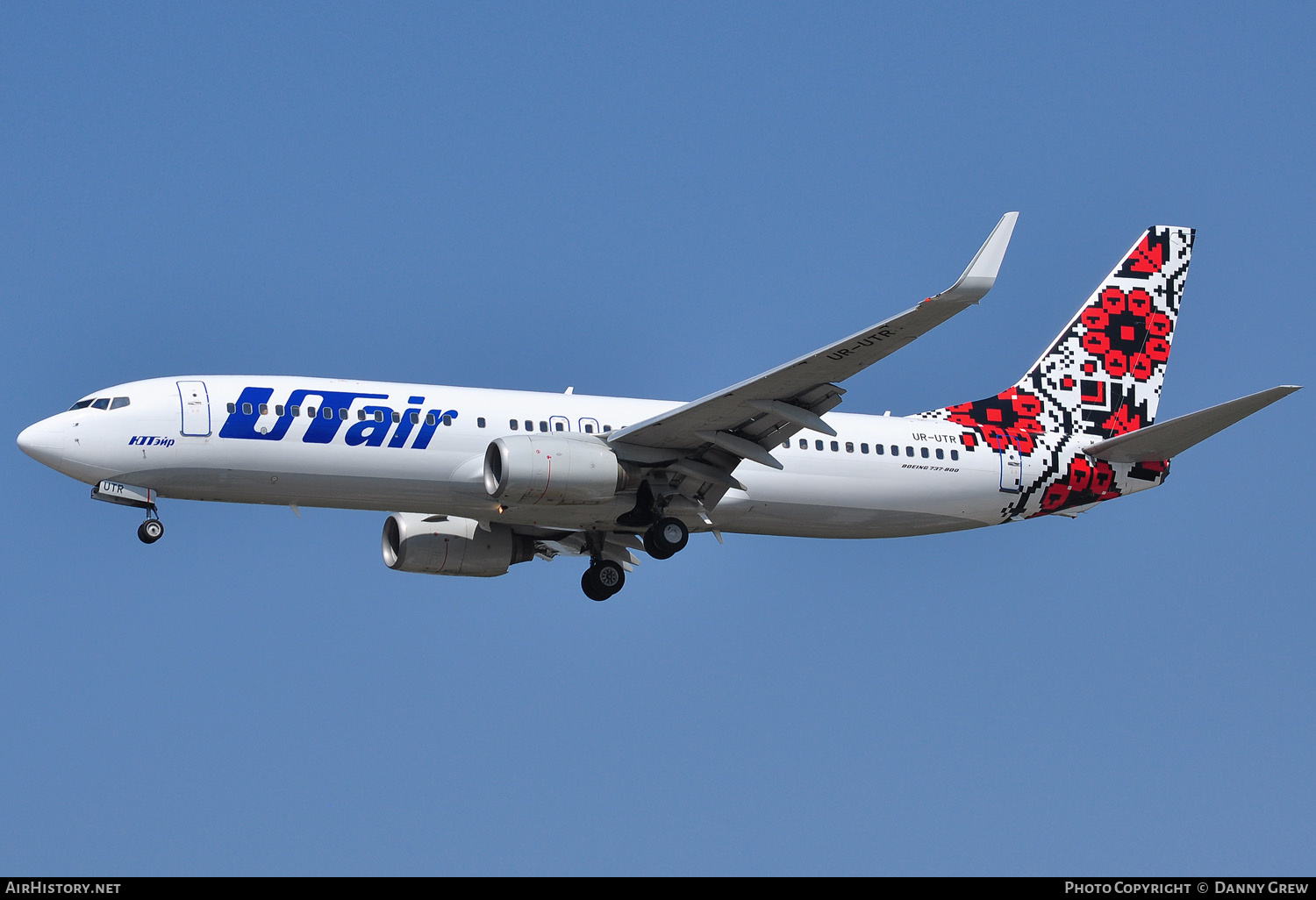 Aircraft Photo of UR-UTR | Boeing 737-8Q8 | UTair | AirHistory.net #159338