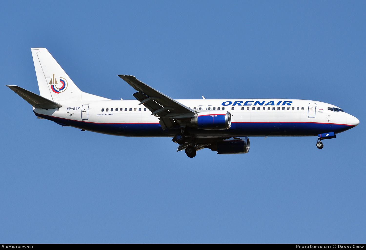 Aircraft Photo of VP-BGP | Boeing 737-4Y0 | Orenair | AirHistory.net #159367