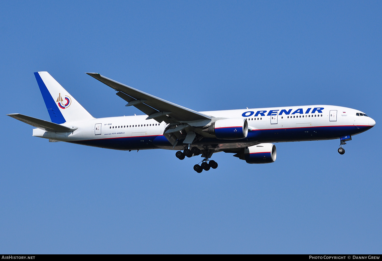 Aircraft Photo of VP-BHB | Boeing 777-2Q8/ER | Orenair | AirHistory.net #159370