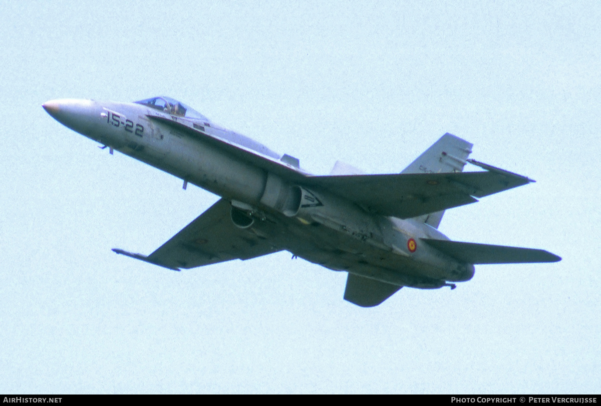 Aircraft Photo of C15-35 | McDonnell Douglas EF-18A Hornet | Spain - Air Force | AirHistory.net #159376