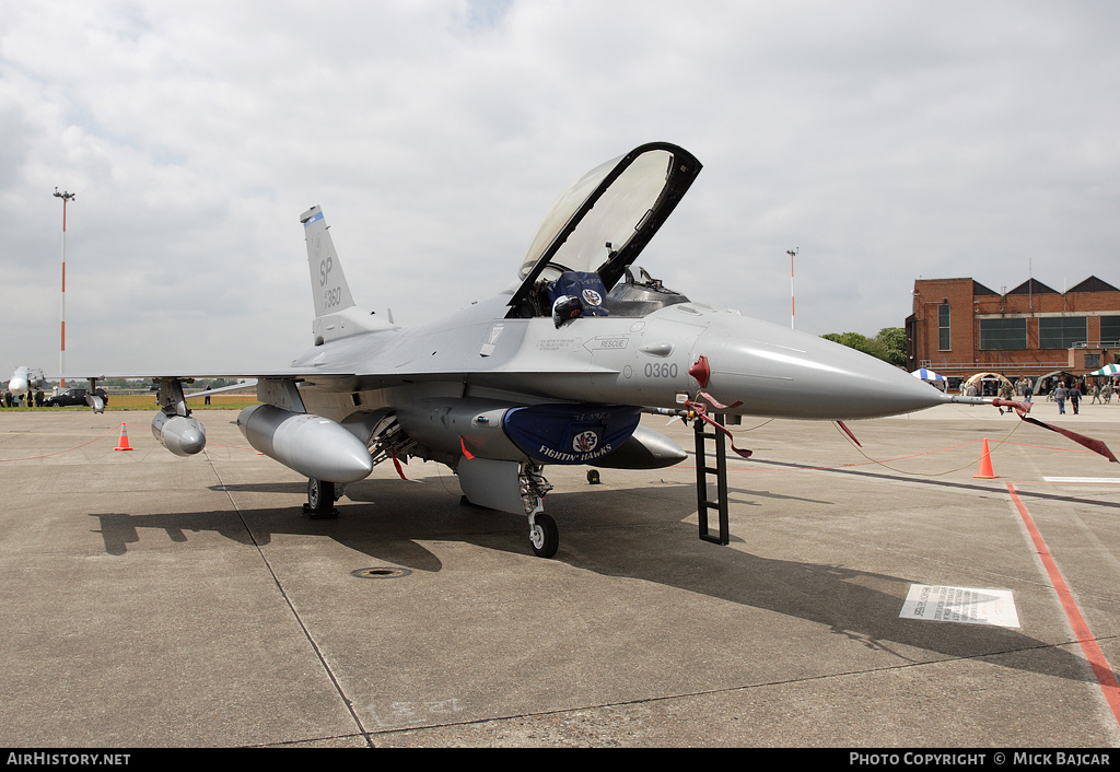 Aircraft Photo of 91-0360 / AF91-360 | Lockheed F-16CM Fighting Falcon | USA - Air Force | AirHistory.net #159382