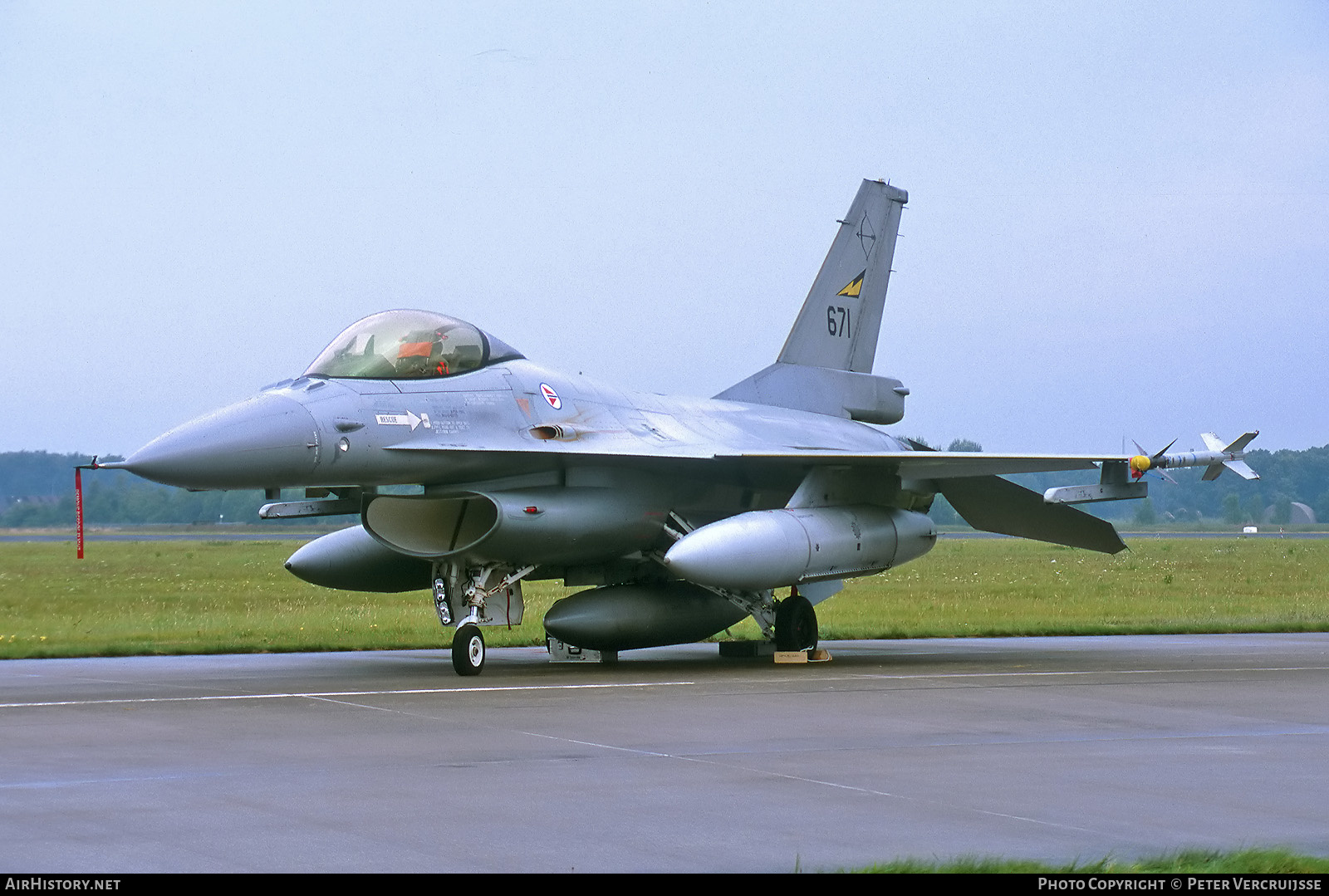 Aircraft Photo of 671 | General Dynamics F-16AM Fighting Falcon | Norway - Air Force | AirHistory.net #159383