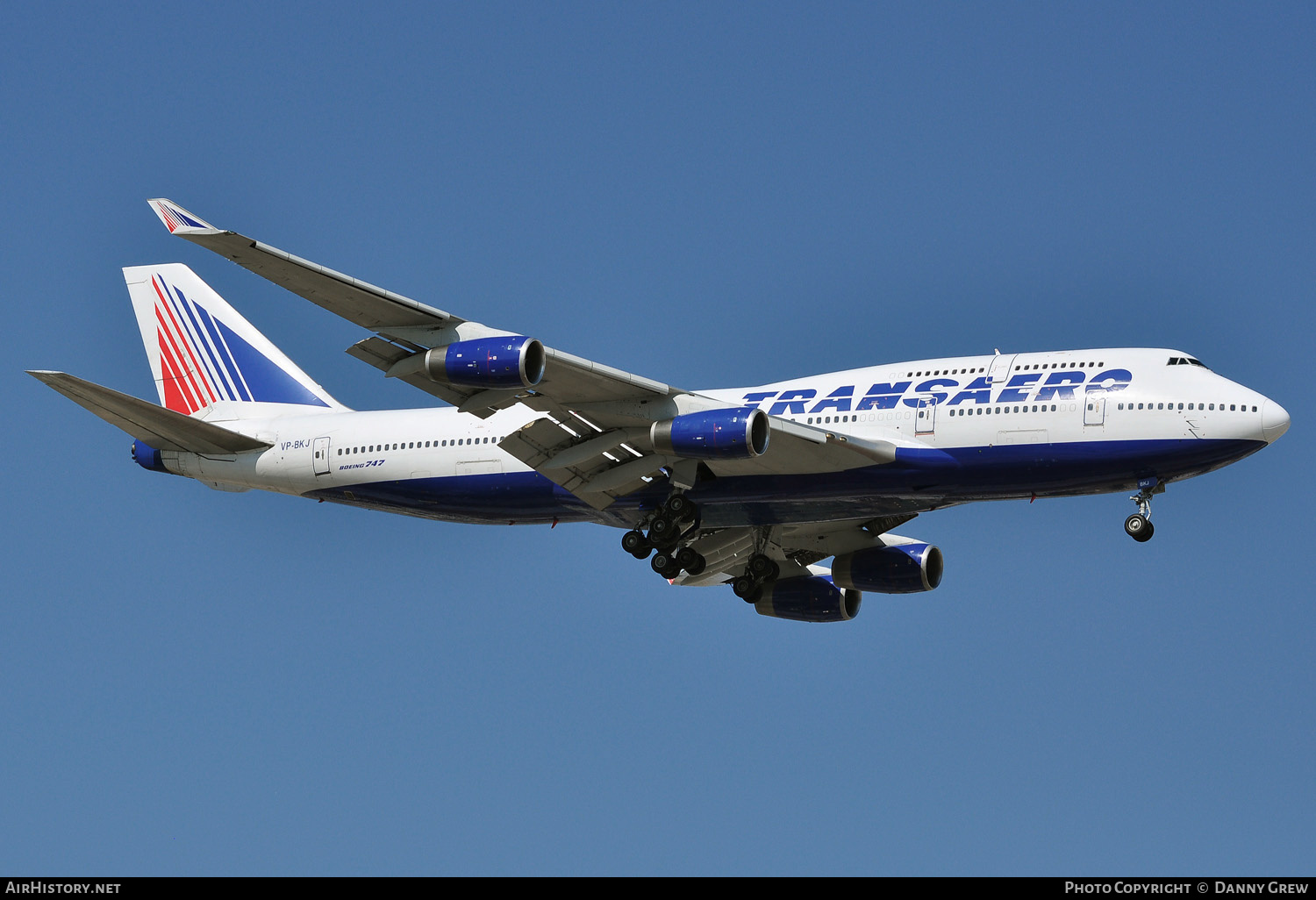 Aircraft Photo of VP-BKJ | Boeing 747-444 | Transaero Airlines | AirHistory.net #159386
