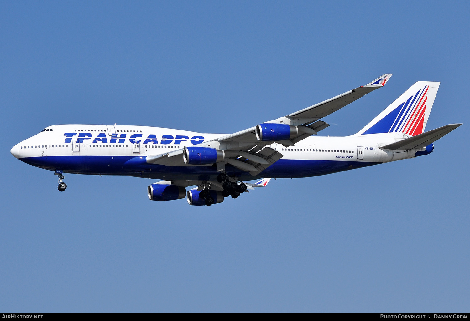 Aircraft Photo of VP-BKL | Boeing 747-444 | Transaero Airlines | AirHistory.net #159391