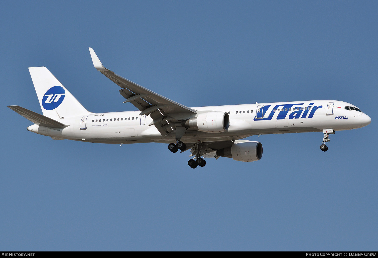 Aircraft Photo of VP-BPB | Boeing 757-231 | UTair | AirHistory.net #159417