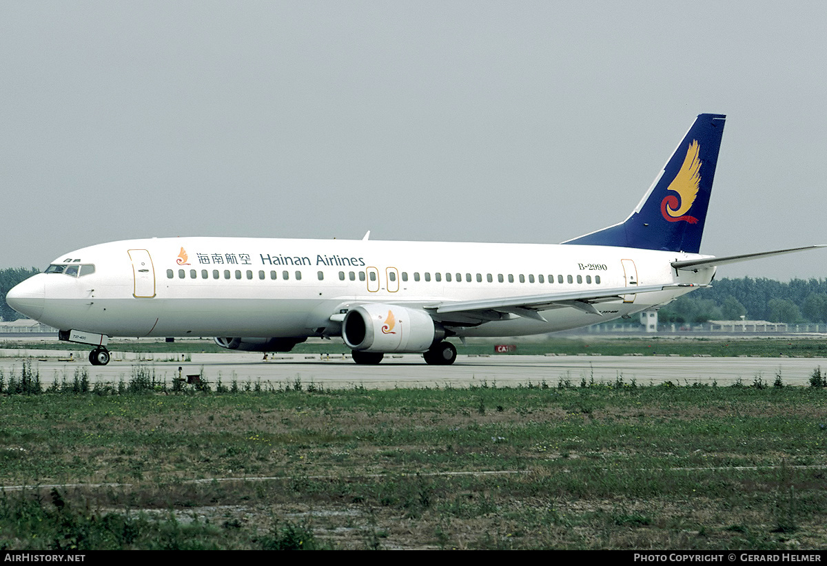 Aircraft Photo of B-2990 | Boeing 737-48E | Hainan Airlines | AirHistory.net #159430